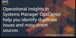 AWS Systems manager operational insihts